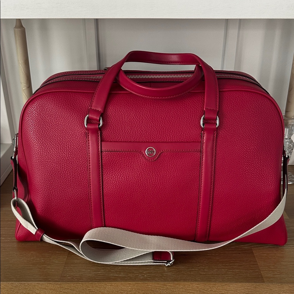 NWT Michael Kors Fushia Duffel Bag
